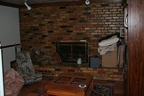 downstairs family room