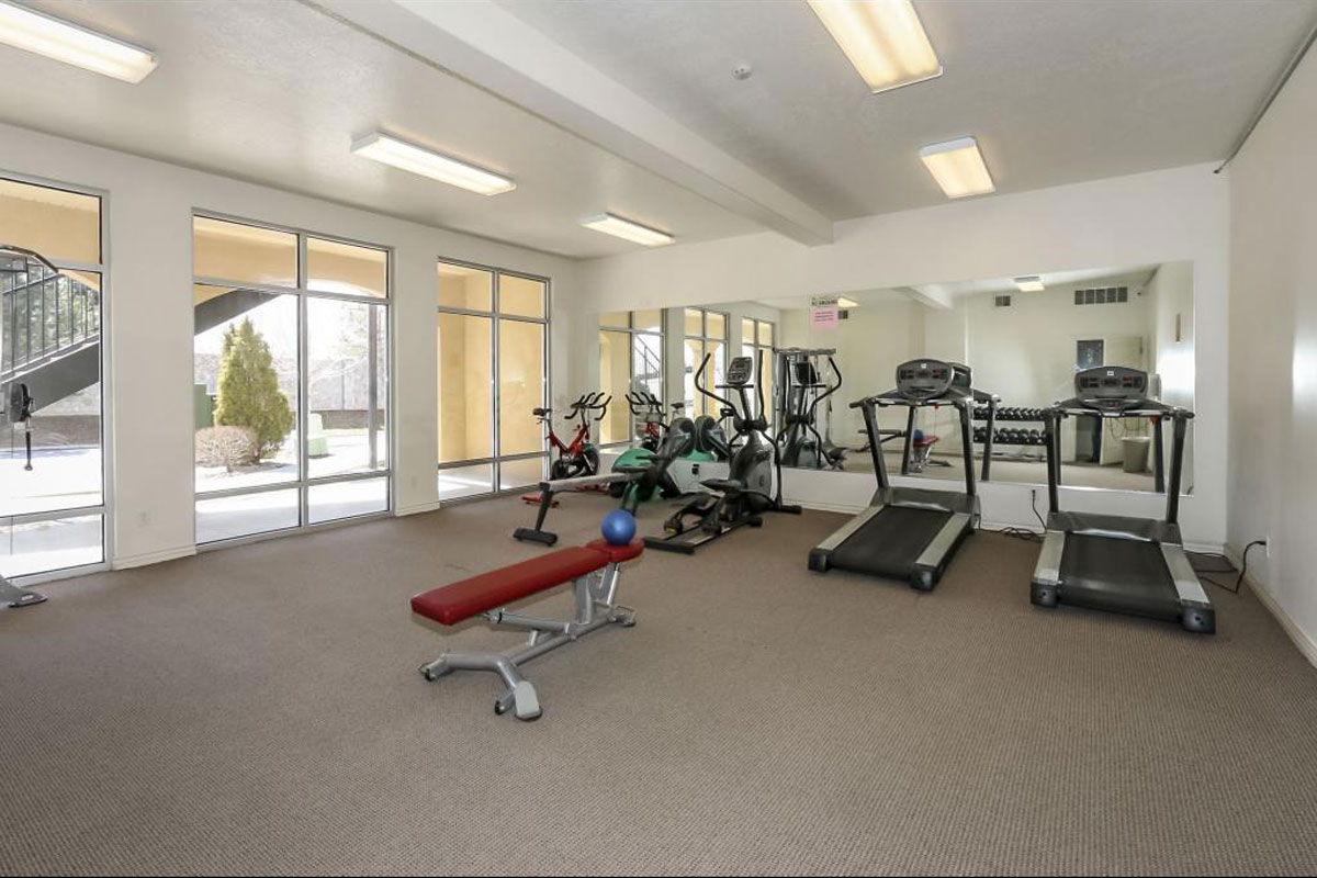 Albion Village Gym with exercise equipment