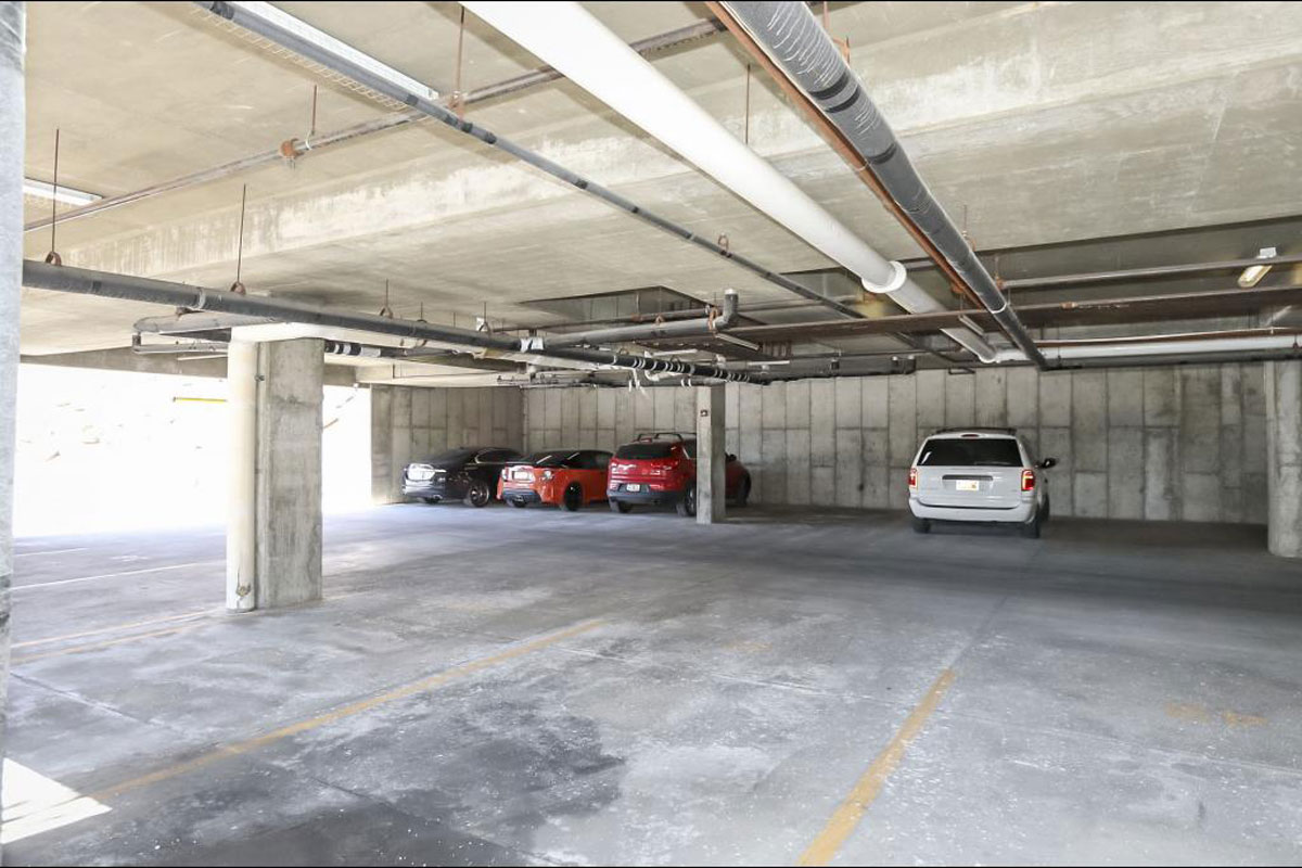 condo underground parking spaces