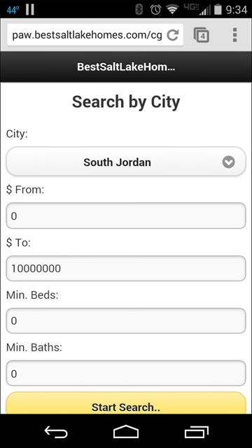 Home Search by City